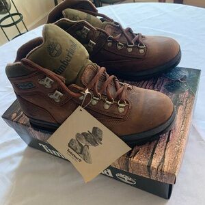 Women’s New In Box (NIB) Timberland Euro Hiker Leather Boots - Brown/Tan - 8.5